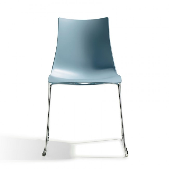 Стул пластиковый VLL- SCAB ZEBRA 2618 (голубой)