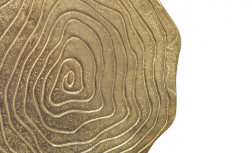 Стол журнальный CRV- Stem M, Antique finish 45 см., золотистый