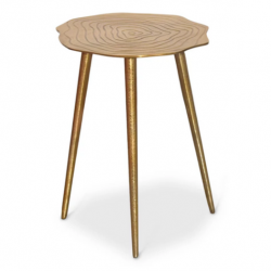 Стол журнальный CRV- Stem M, Antique finish 45 см., золотистый