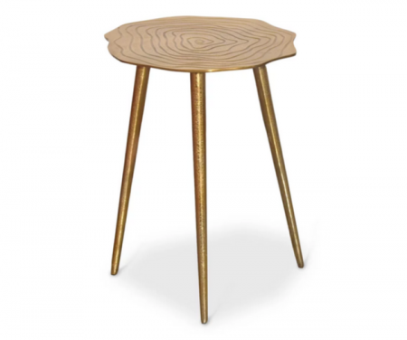 Стол журнальный CRV- Stem M, Antique finish 45 см., золотистый