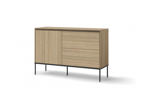 Комод маленький 1Д2Ш TOP- Виссо дуб