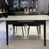 Стол обеденный модерн VTR- TM-76 вайт клауд + черный