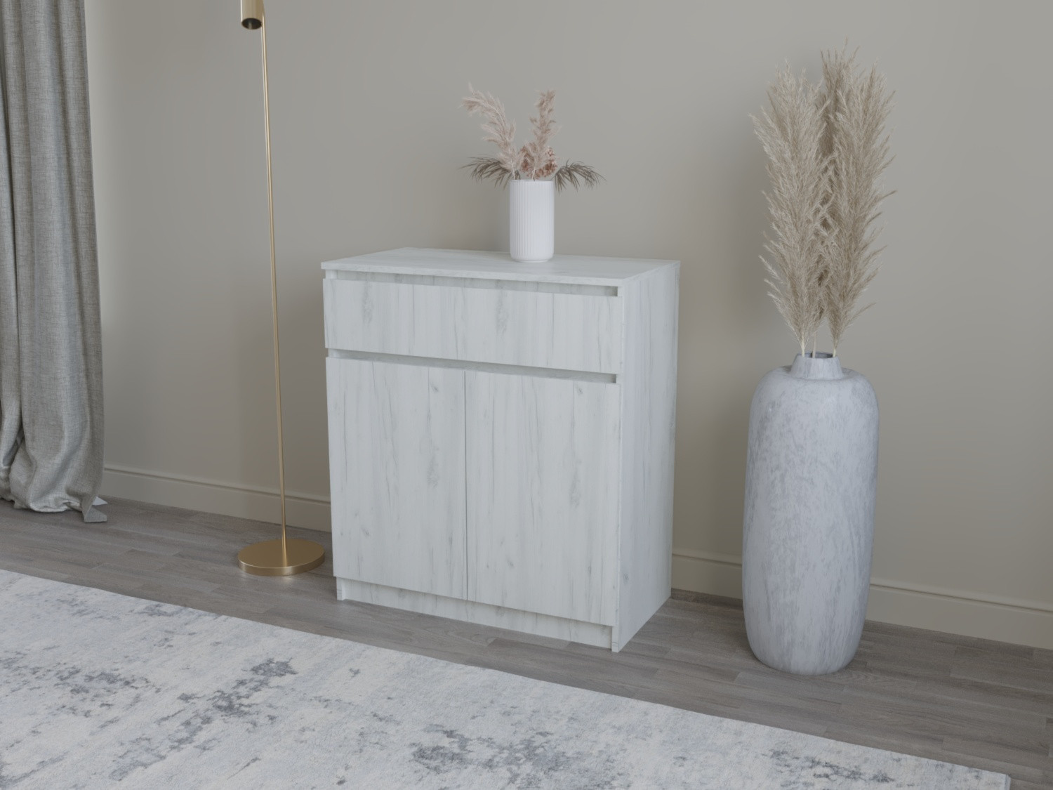 Комод на 1 шухляду и 2 двери ViA- Таун ТК-7