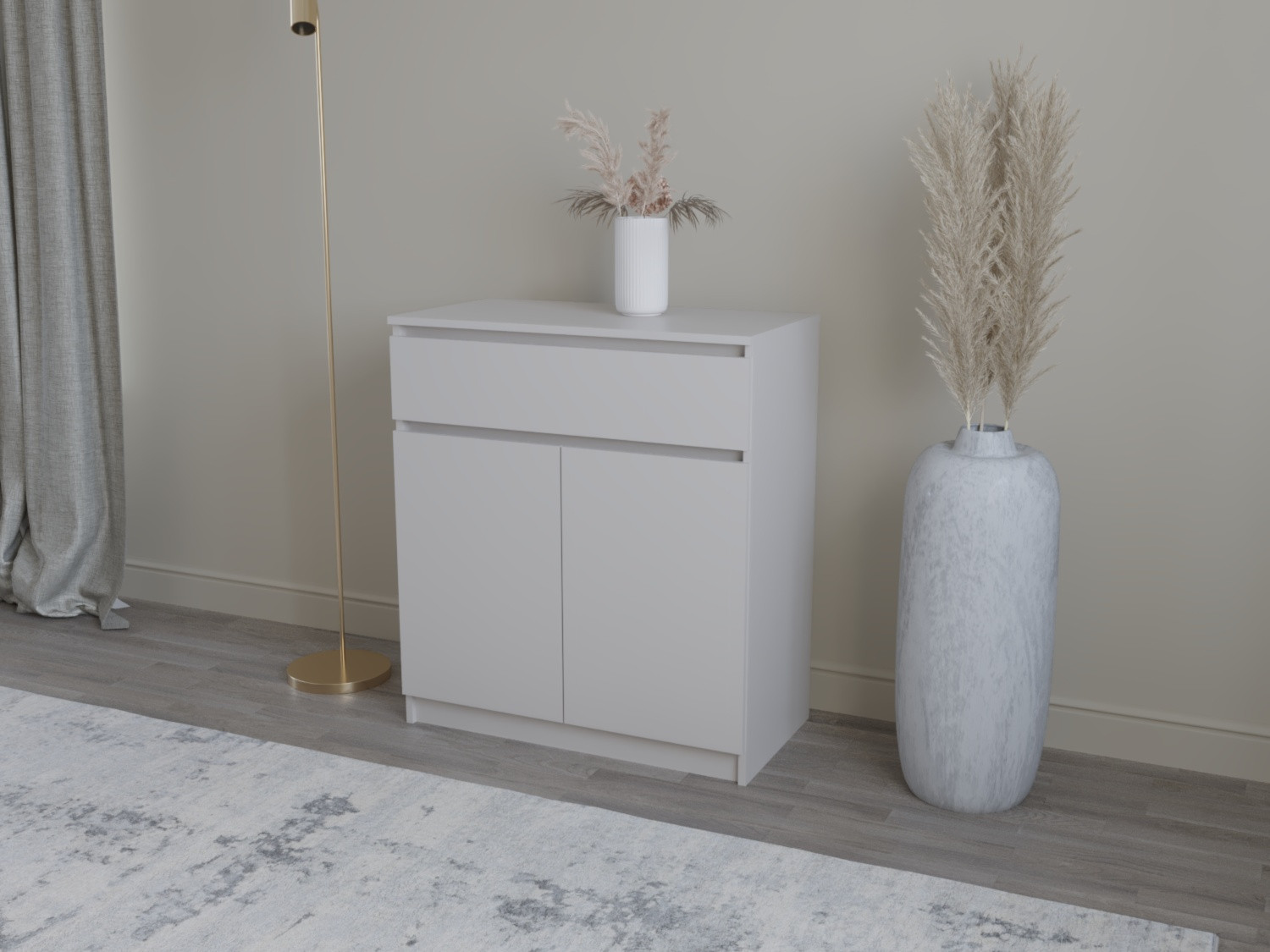 Комод на 1 шухляду и 2 двери ViA- Таун ТК-7