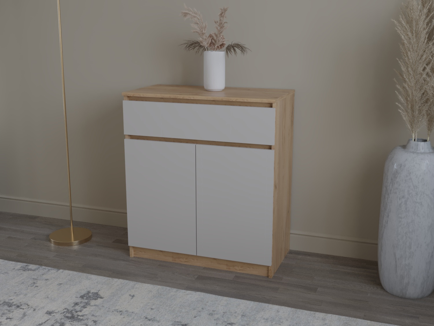 Комод на 1 шухляду и 2 двери ViA- Таун ТК-7