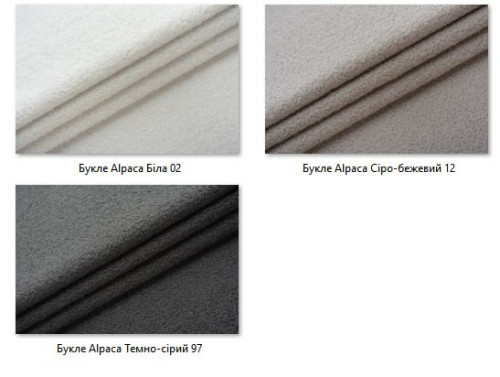 Пуф на маленьких ножках 42х35 KOD- Пуф-2 (ткань букле)