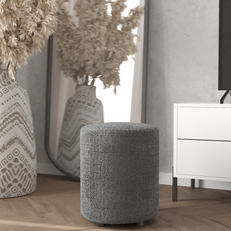 Пуф на маленьких ножках 42х35 KOD- Пуф-2 (ткань букле)