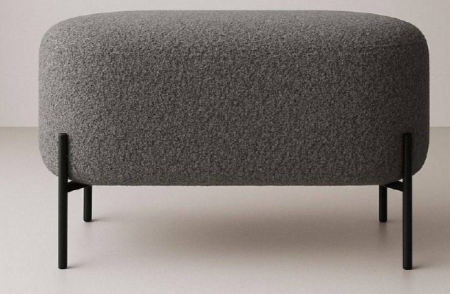 Пуф Mil- Vertical 70х40х40 см  Серый (3007)