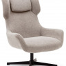 Кресло поворотное Kave Home ZALINA S0900005BF12 (бежевый/черный)