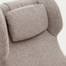 Кресло поворотное Kave Home ZALINA S0900005BF12 (бежевый/черный)