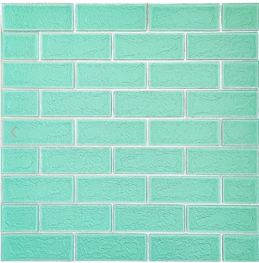 ПАНЕЛЬ СТЕНОВАЯ 3D NEW CULTURAL WALL 70*70CM*5MM GREEN+SILVER STK- SW-00001803 