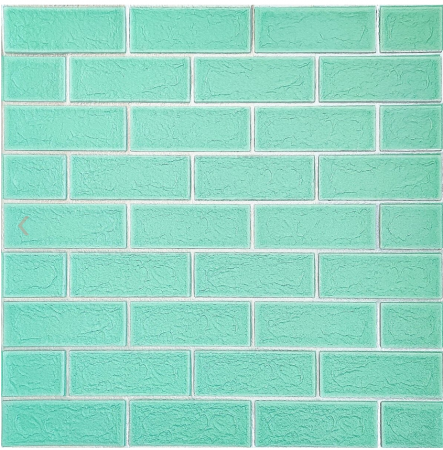 ПАНЕЛЬ СТЕНОВАЯ 3D NEW CULTURAL WALL 70*70CM*5MM GREEN+SILVER STK- SW-00001803 