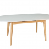 Стол раскладной INI- ALBERTO CERAMIC 160(200)*90 бежевый матовый/дерево