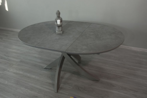 Стол круглый обеденный Super Premium Ceramic EVRO- Caezar T-7479 Grey Matt Ceramic HY04