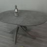 Стол круглый обеденный Super Premium Ceramic EVRO- Caezar T-7479 Grey Matt Ceramic HY04
