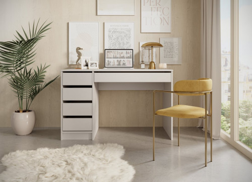 Стол туалетный письменный Perfect Home Ада/Ada 5S/120 с 5 ящиками Кашемир