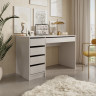 Стол туалетный письменный Perfect Home Ада/Ada 5S/120 с 5 ящиками Кашемир