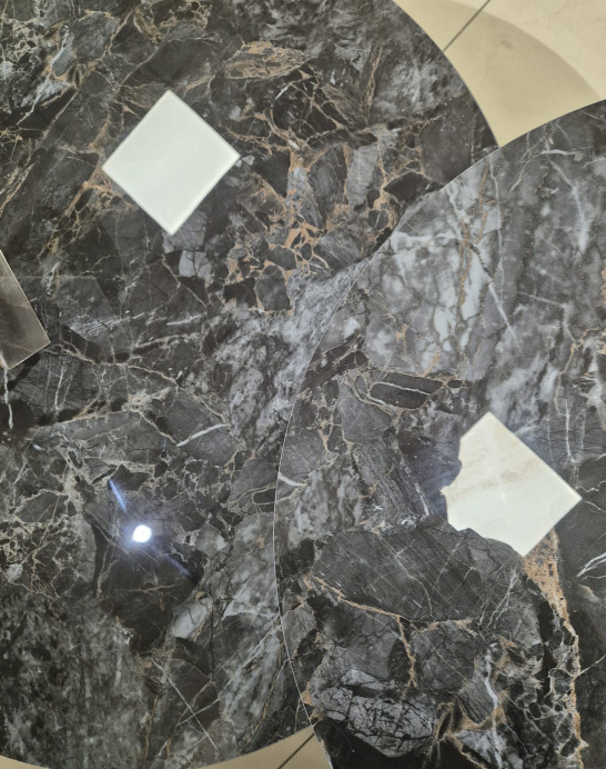 Комплект журнальных столов INI- CAROLINA черный глянец /черный