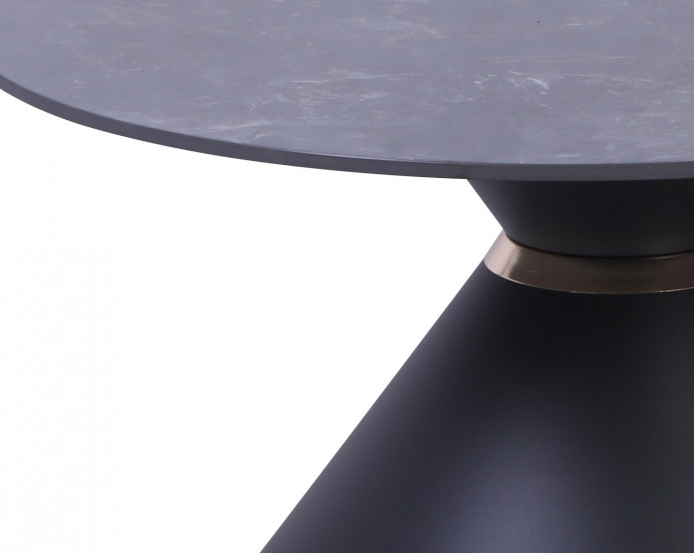 Комплект журнальных столов INI- CAROLINA черный глянец /черный