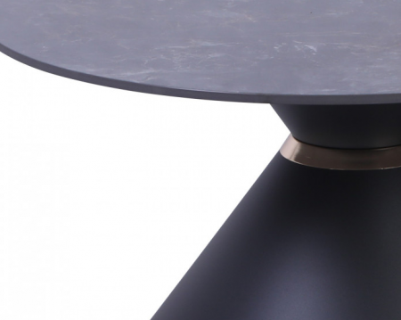 Комплект журнальных столов INI- CAROLINA черный глянец /черный