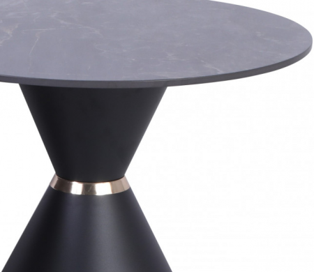 Комплект журнальных столов INI- CAROLINA черный глянец /черный