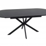 Стол SIGNAL Gaston CERAMIC 140(180)*80 ЧЕРНЫЙ/ЧЕРНЫЙ 