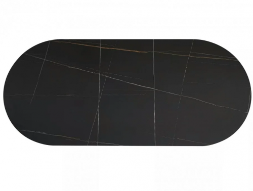 Стол SIGNAL Gaston CERAMIC 140(180)*80 ЧЕРНЫЙ/ЧЕРНЫЙ 