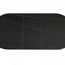 Стол SIGNAL Gaston CERAMIC 140(180)*80 ЧЕРНЫЙ/ЧЕРНЫЙ 