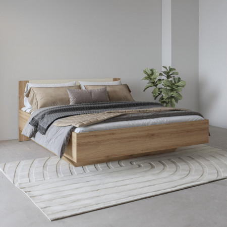 Спальный комплект Helvetia VERTINA (дикий дуб/  дуб-песочно-бежевый)