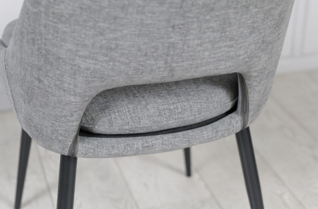 Стул обеденный TOP- Нано темно-серый (ноги черный)    