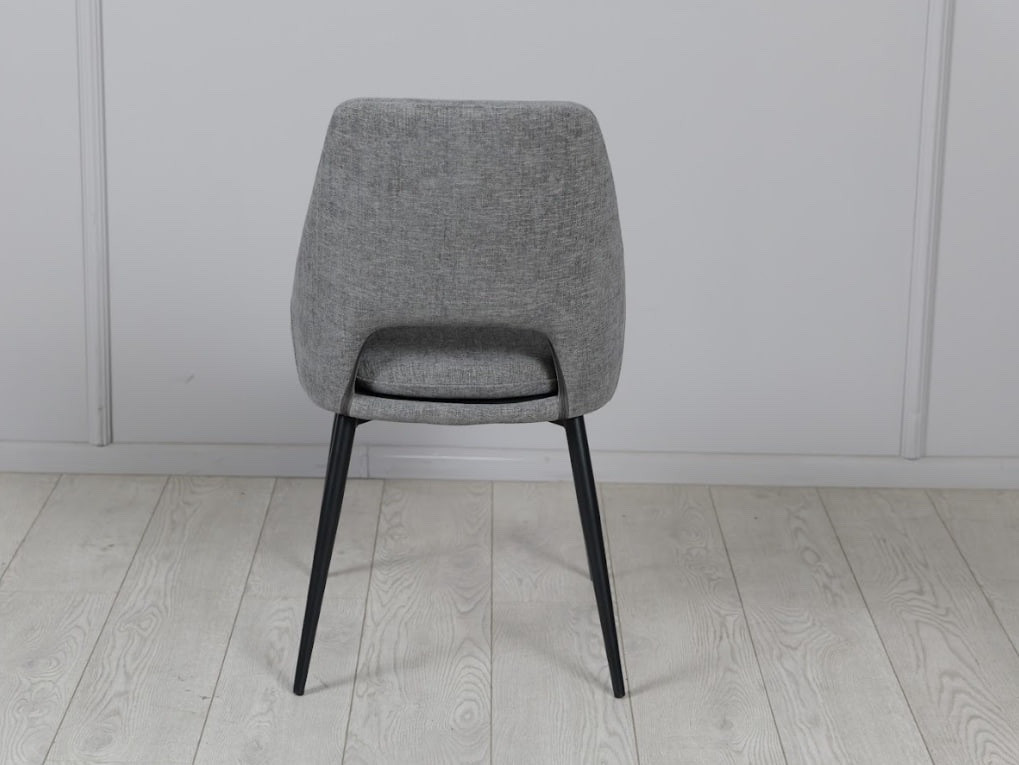 Стул обеденный TOP- Нано темно-серый (ноги черный)    