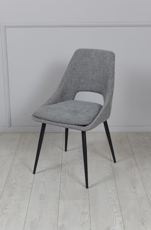 Стул обеденный TOP- Нано темно-серый (ноги черный)    