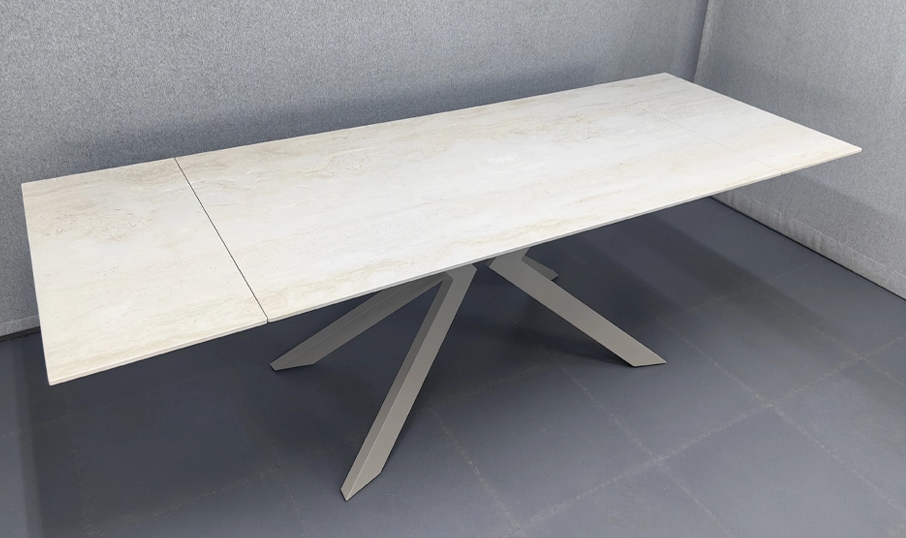 Стол обеденный TOP- Монако 1,6 травертин/ ноги тауп