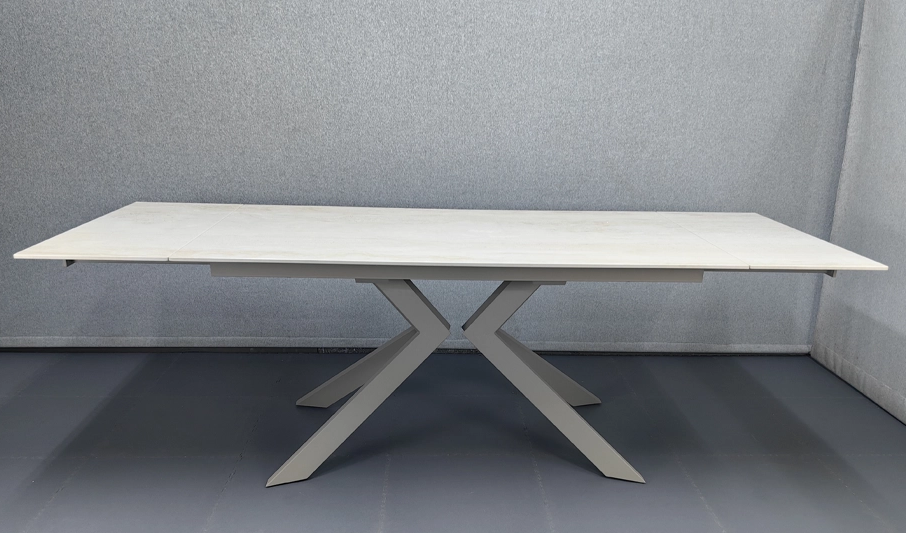 Стол обеденный TOP- Монако 1,6 травертин/ ноги тауп