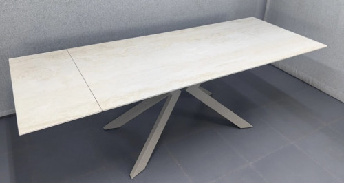 Стол обеденный TOP- Монако 1,6 травертин/ ноги тауп