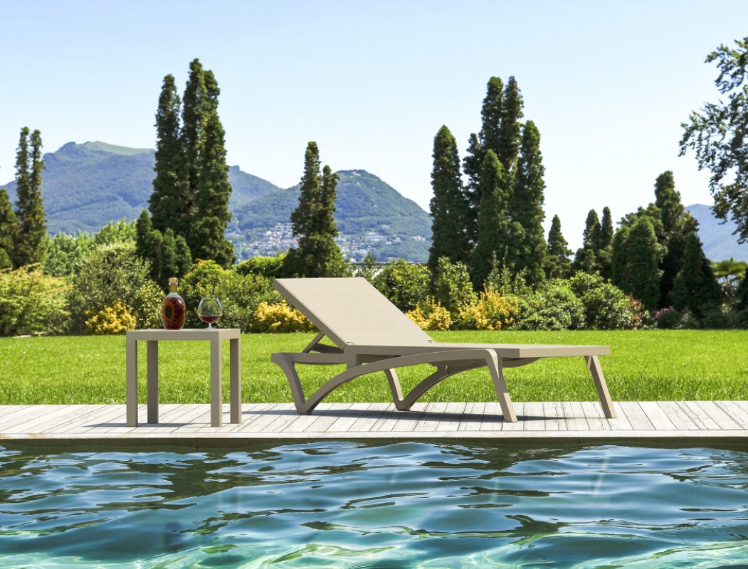 Стол для шезлонга Siesta Ocean Side Table (бежевый)