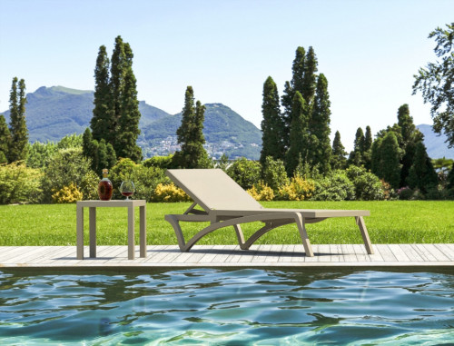 Стол для шезлонга Siesta Ocean Side Table (бежевый)