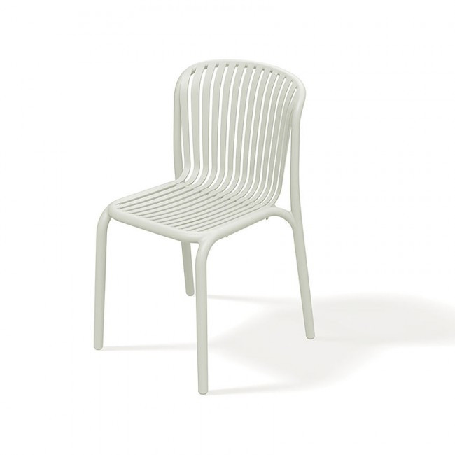 Стул уличный обеденный VLL- FERNE Berne (белый, молочный)