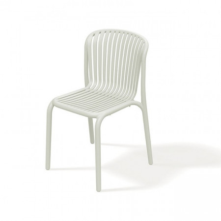 Стул уличный обеденный VLL- FERNE Berne (белый, молочный)