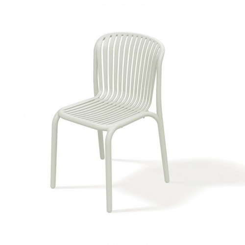 Стул уличный обеденный VLL- FERNE Berne (белый, молочный)