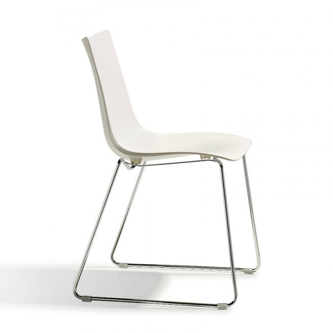 Стул пластиковый VLL- SCAB ZEBRA 2618 (белый, серый, графит, оранж)