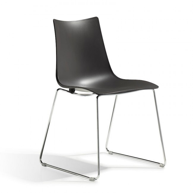 Стул пластиковый VLL- SCAB ZEBRA 2618 (белый, серый, графит, оранж)