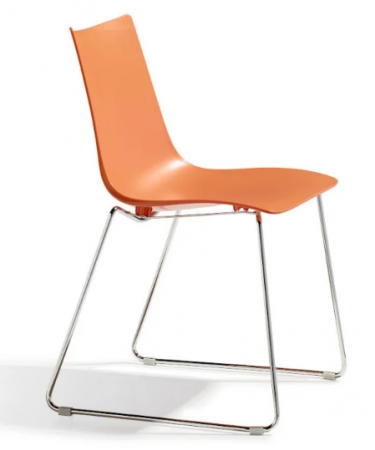 Стул пластиковый VLL- SCAB ZEBRA 2618 (белый, серый, графит, оранж)