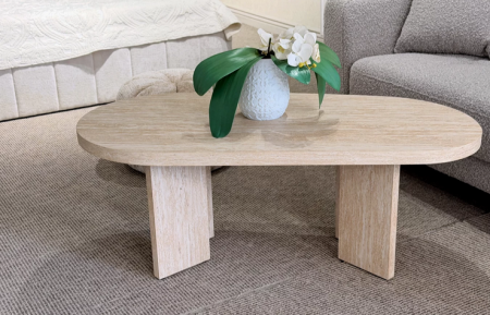 Стол кофейный CRV-Saonara, Travertin 120 см