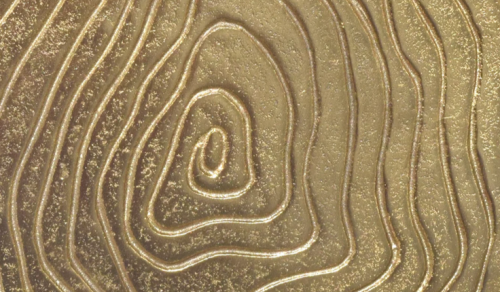 Стол журнальный CRV- Stem Stem S, Antique finish 39 см., золотистый