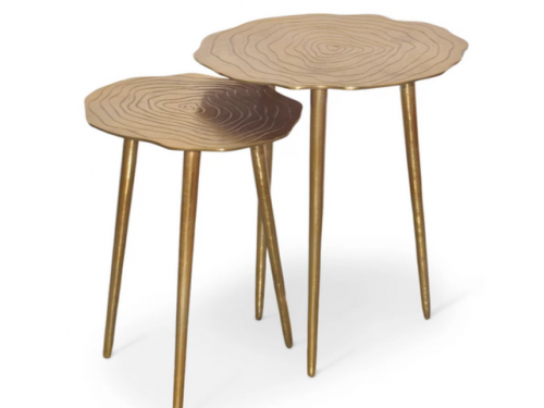 Стол журнальный CRV- Stem Stem S, Antique finish 39 см., золотистый