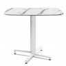 Стол для кафе VLL- SCAB Domino Folding 70x70 (белый мрамор)