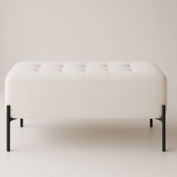 Пуф Mil- Parallel 70х40х40 см Белый (3009)