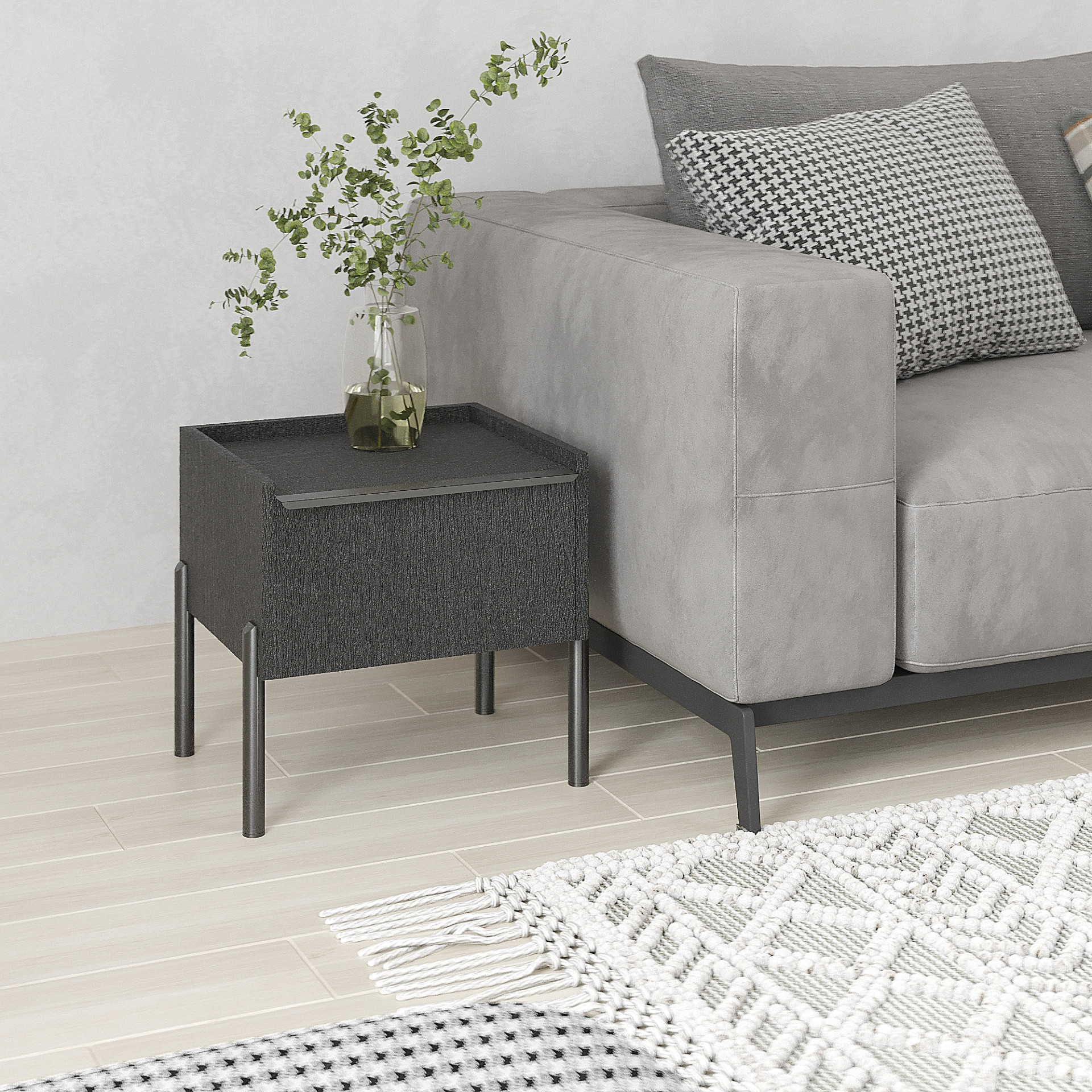 Тумба прикроватная 40х40х35 см KOD- ТУ-Ларго