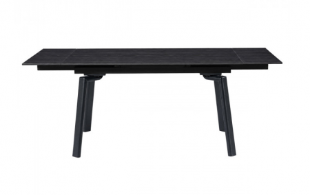 Стіл обідній розкладний INI- BELFORD CERAMIC 140(200)*80 чорний горіх/чорний